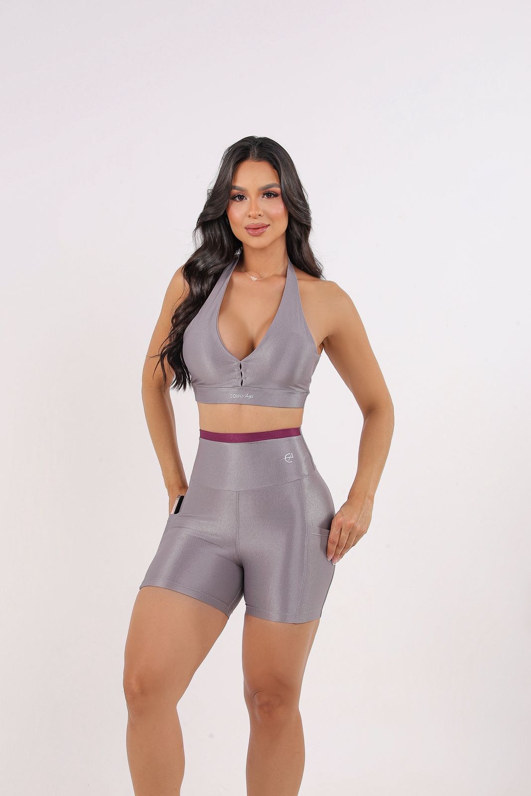Conjunto  Halter Neck
