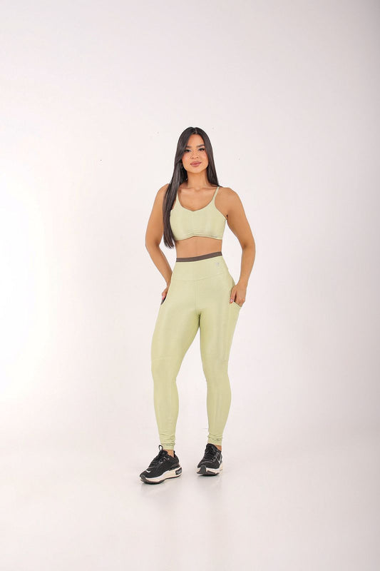 Conjunto Open Back Bicolor