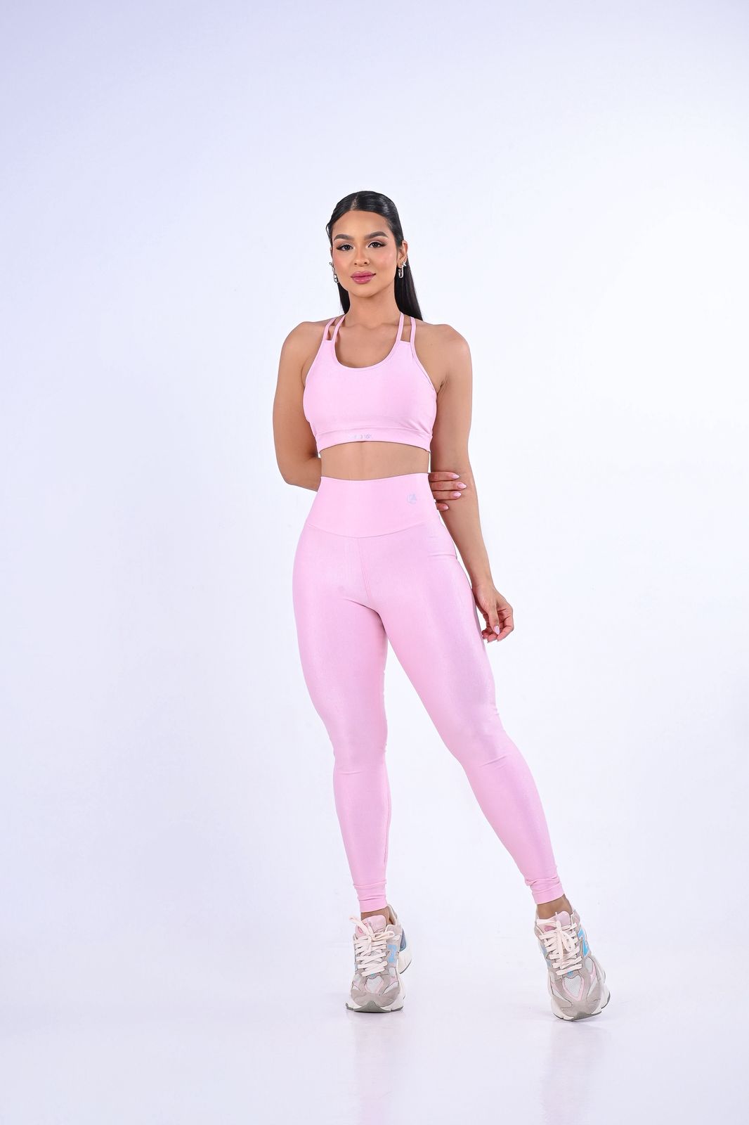 Conjunto Fitness Neon Glam