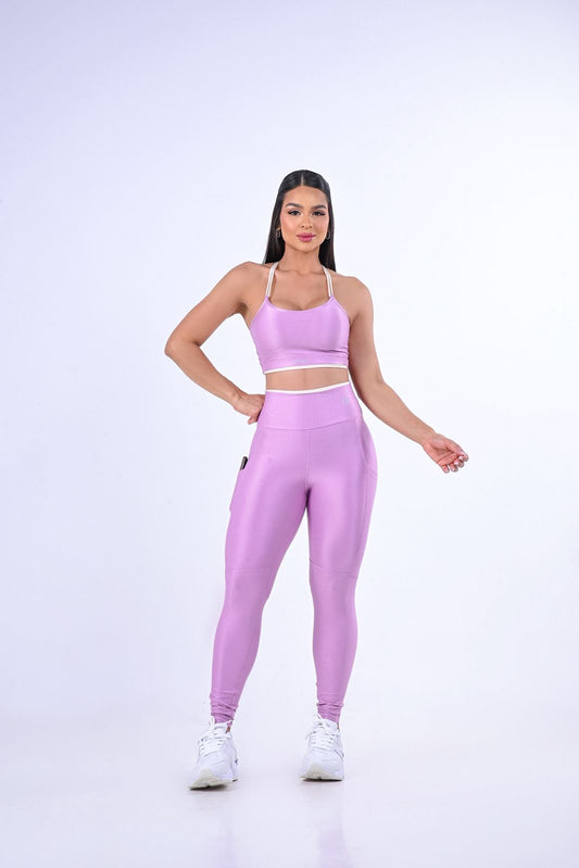 Conjunto Fitness Pastel Glam