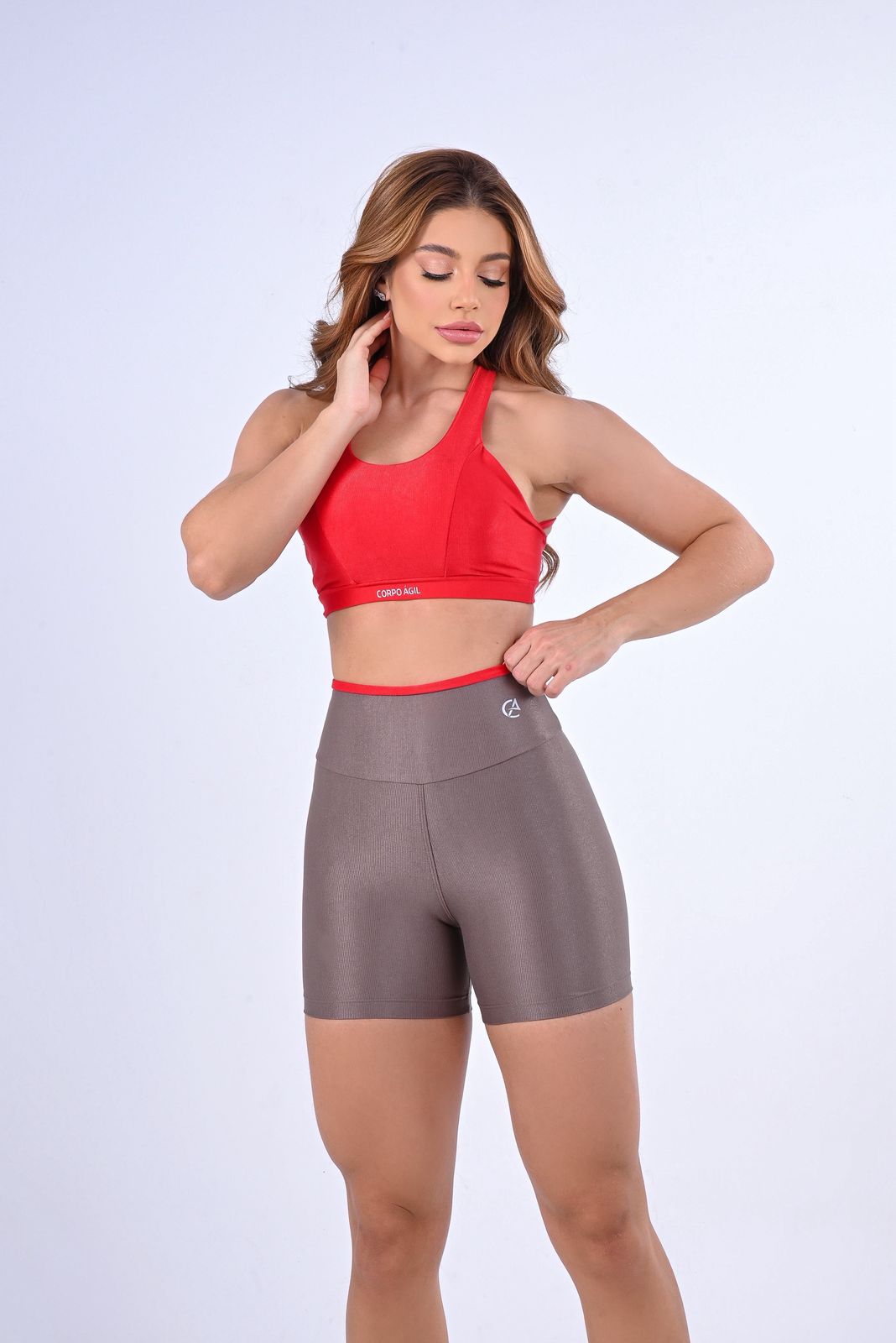 Conjunto Fitness Strappy Short