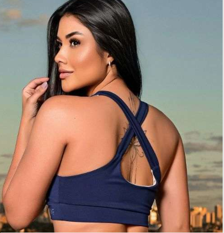 Top Fitness Alças Cruzadas